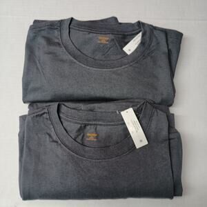 2 Brahma Long Sleeve Work T-Shirt 4XL 58-60 Gray Pocket Tee